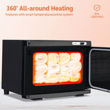 Hot Towel Warmer for Facials Massage, Esthetician Towel Heating Cabinet Black, Aluminum Chamber, 38901427