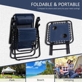 ZUN Folding Lounge Chairs / beach chair （Prohibited by WalMart） 03234419