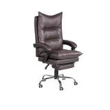 ZUN Contemporary Office Chair Upholstered 1pc Comfort Adjustable Chair Relax Office Chair Work Brown B011P214982