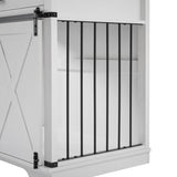 ZUN Single pull indoor pet cage-white 41708623