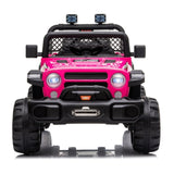 ZUN BBH-016 Dual Drive 12V 4.5A.h with 2.4G Remote Control off-road Vehicle Rose Red 13861835