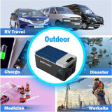 V18 Portable Refrigerator, 19Qt Car Freezer with APP Control,12V,45W Low Noice Cooler for RV, Boat W2089P187465