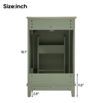 ZUN [Viedo] 20 Inch Modern Small Bathroom Vanity Cabinet With Ceramic Basin- 20*14.5*33.3 Inches,Ample N729P170386F