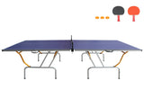8ft Mid-Size Table Tennis Table Foldable & Portable Ping Pong Table Set for Indoor & Outdoor Games 05742076