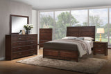 ZUN Walnut 5-Drawer Chest B062P209047