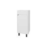 FM FURNITURE Quartzsite Bathroom Vanity with Integrated Sink and Faucet, White B128P293881