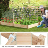 ZUN Garden bed outdoor planting box 86500733