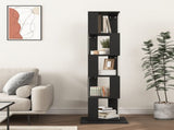 360&deg Rotating Bookshelf with Acrylic Plate, 5-Tier Tall, Floor Rack Simple Bookcase, Modern W409P167481