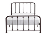 Classic Twin Platform Bed Dark Bronze Finish Metal Frame Bedroom Furniture 1pc B011P263750