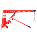 1000lbs Capacity Pickup Truck Extra Hoist Lift Load Jib Crane,Extension Lock Position Swivel Base W465P257466
