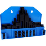 58Pc T-Slot Clamping Kit Mill Machinist Set With T-slot cleaner and Tightening Wrench W465P215021