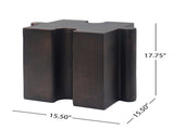 Puzzle Art Side Table, Modular Concave Edge MGO Table - Buy Singles or Combine for Custom Layouts, N770P347932A