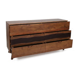 59x16.5x31" Sierra Six Drawer Sideboard, Wood Credenza/Cabinets/Chests/Nightstands W2078P174901
