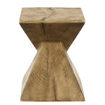 ZUN ACME Zahi Accent Table, Oak Finish AC01779