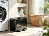 2 x 5 Gallon Stainless Steel Trash Can, Soft-Close Lid with Stay-Open Mode, Foot Pedal & Inner 92798273