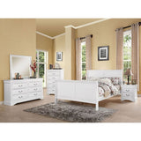 White 2-Drawer Nightstand B062P189242