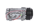 A/C Compressor with 6-Groove Pulley Replacement for Sanden SD7 Style Serpentine Belt Mini HC5005C 83040301