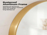 Round Wall Mirror,Bathroom Mirror Shatterproof with Hook,HD Anti-Fog for Over 50654720