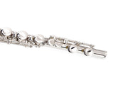 Nickel Plated C Closed Hole Concert Band Flute with E Key 00240637
