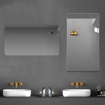 ZUN Bathroom Vanity Mirror , Wall-Mounted Mirror for Bathroom Anti-Fog Waterproof W2709P178995