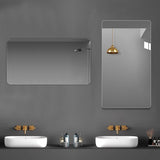 ZUN Bathroom Vanity Mirror , Wall-Mounted Mirror for Bathroom Anti-Fog Waterproof W2709P178995