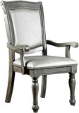 Glorious Classic Traditional Dining Chairs Gray Color Solid wood Leatherette Cushion Seat Set of 2pc B011115503