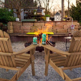 Wooden Outdoor Folding Adirondack Chair Set of 2 Wood Lounge Patio Chair for Garden,Garden, Lawn, 19611742