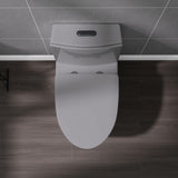 1.1/1.6 GPF Dual Flush One-Piece Toilet, Button on Tank top S-trap 12 inches, Elongated Bowl with W3192P277860