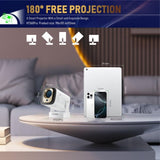 HY260Pro Mini Smart Projector Supports 4K, Portable Projector with Wifi and 78715822