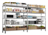 5-layer double row, freely adjustable layer spacing, with adjustable feet, display stand, iron, 92052548