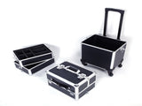 4 in 1 Aluminum Cosmetic Makeup Case Tattoo Box Black 50469572