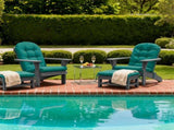 Outdoor Adirondack Chair Cushions 44x19x4 inch Waterproof Rocking Chair Cushion with 17x19 Ottoman 20603070