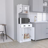 ZUN Albany Kitchen Pantry with 3-Doors Cabinet and Drawer B200P188856