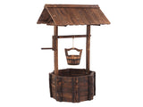 Outdoor Reinforced And Anticorrosive Wooden Wishing Well Flowerpot 51945815