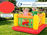 3-in-1 Inflatable Bounce House, Thick PVC Kids Jumping Castle with Visible Wall, Indoor Outdoor Blow 85141553