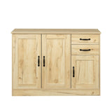 Modern Wood Buffet Sideboard with 2 doors&1 Storage and 2drawers -Entryway Serving Storage Cabinet W33137242