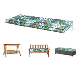Outdoor Bench Cushion, 63 20 4 Inch, Tufted Waterproof Swing Cushion with Ties, for Patio Bench 50597367