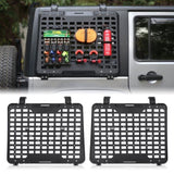 Rear Window Storage Panel,Window Cargo Shelf Compatible with Jeep Wrangler 2007-2018 JK 4 Doors W2801P335511