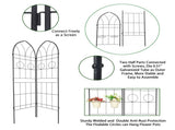 4 Pack Metal Garden Trellis 78.7" x 19.7" Rustproof Trellis for Climbing Plants Outdoor Flower W158681138
