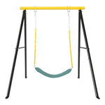 ZUN Porch Swing Frame, Heavy Duty A-Frame Swing Set, Swing Stand Frame for Yoga Hammock Saucer Baby 72900844