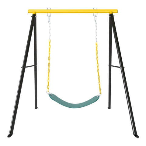 ZUN Porch Swing Frame, Heavy Duty A-Frame Swing Set, Swing Stand Frame for Yoga Hammock Saucer Baby 72900844