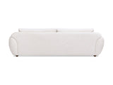 Sharon 84" Puffy Arm Sofa, Alpaca Off-White Chenille B2719P238353