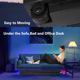 ZUN Walking Pad Under Desk for Home Office -2.5HP Walking 0.6-4MPH 300LBS Capacity N728P180012B