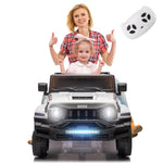 ZUN 24V Ride On Car for Kids Battery Powered Ride On 4WD Toys with Remote Control,Parents Can Assist in W1396128715