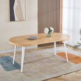 Extendable table,DINING TABLE,OFFICE TABLE,COFFEE TABLE,metal leg,MDF top,100/140/180x100x75cm,OAK W234P288304