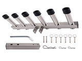 Adjustable Fishing Pole Rack 6 Rods Steel fit for 2" Hitch Receiver Mount Holds 65499308