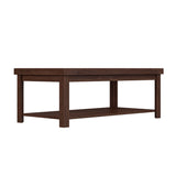 ZUN 48 inch Coffee Table, No Assembly Required, Whiskey Finish B108P160191