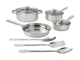 Stainless Steel 10-Piece Cookware Set 24383694