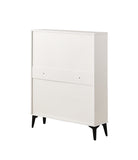 Large size Shoe Cabinet,Free Standing Tipping Bucket Shoe Rack Organizer with 2 Flip Drawers&2 W2516P185160