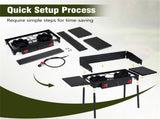 Double Burner Outdoor Propane Camp Stove, 75,000 BTU per Burner, 20 PSI Regulator, CSA Certified, 38000853